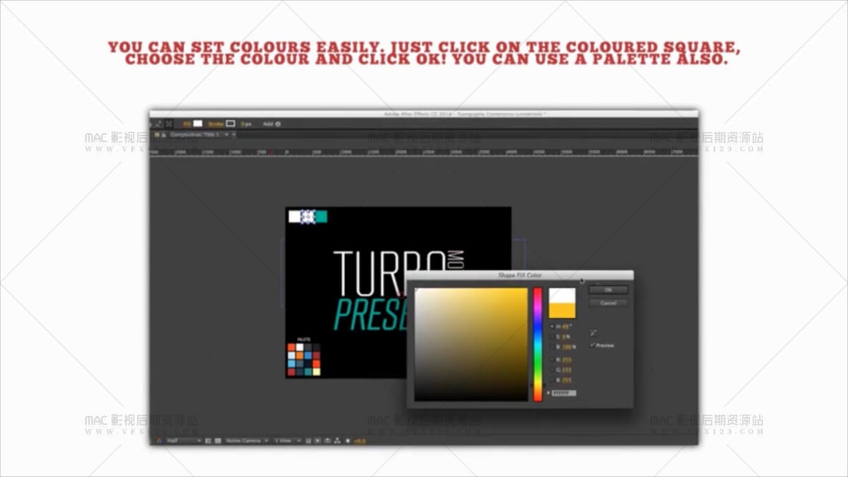 Typography Constructor 200组简洁大方动感文字标题排版动画 AE模板
