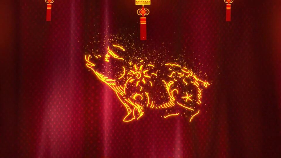 Motion模板 中国新年元旦春节猪年开场片头 | MAC影视后期资源站