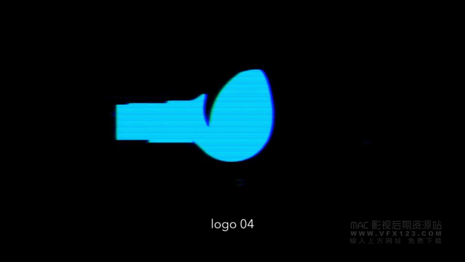 Fcpx主题模板 6种信号失真故障干扰LOGO展示 motion模板 Glitch Logos | MAC影视后期资源站