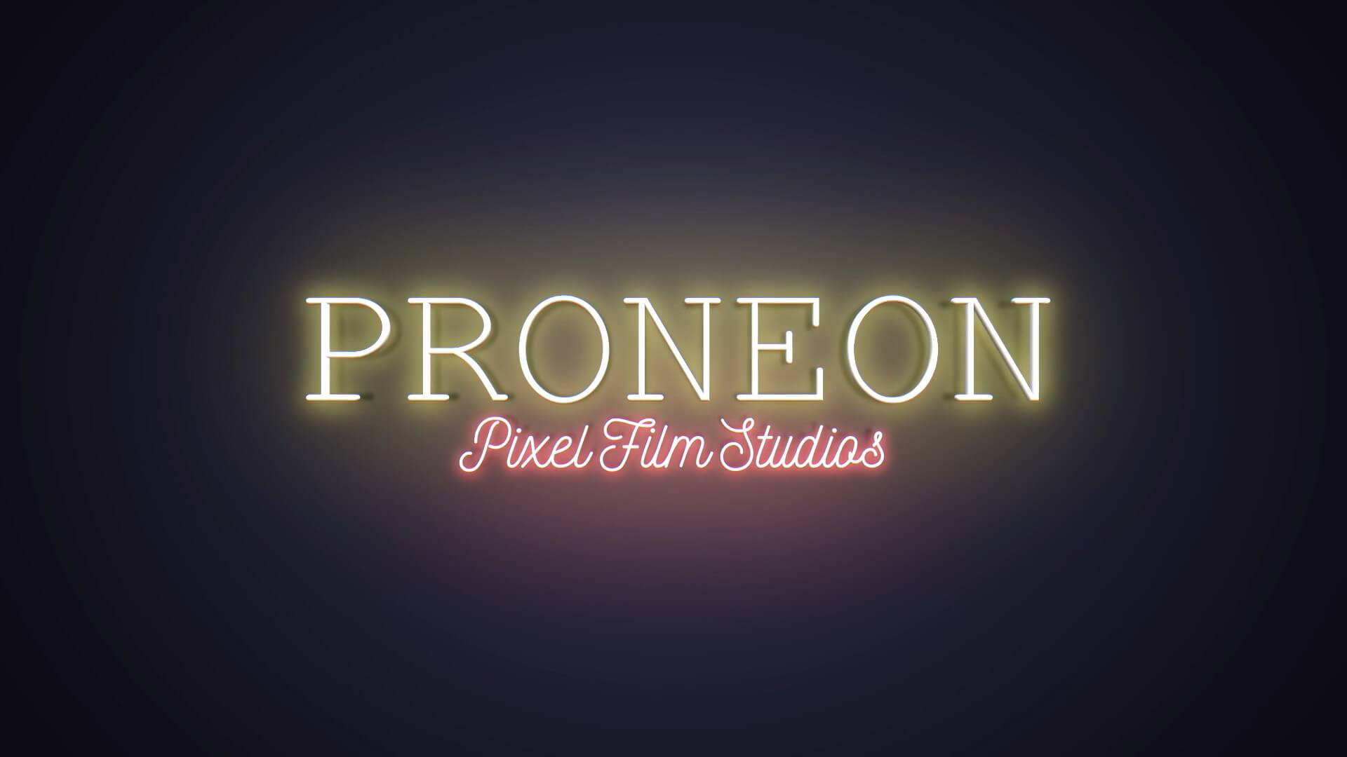 fcpx霓虹灯发光字幕标题制作插件 ProNeon
