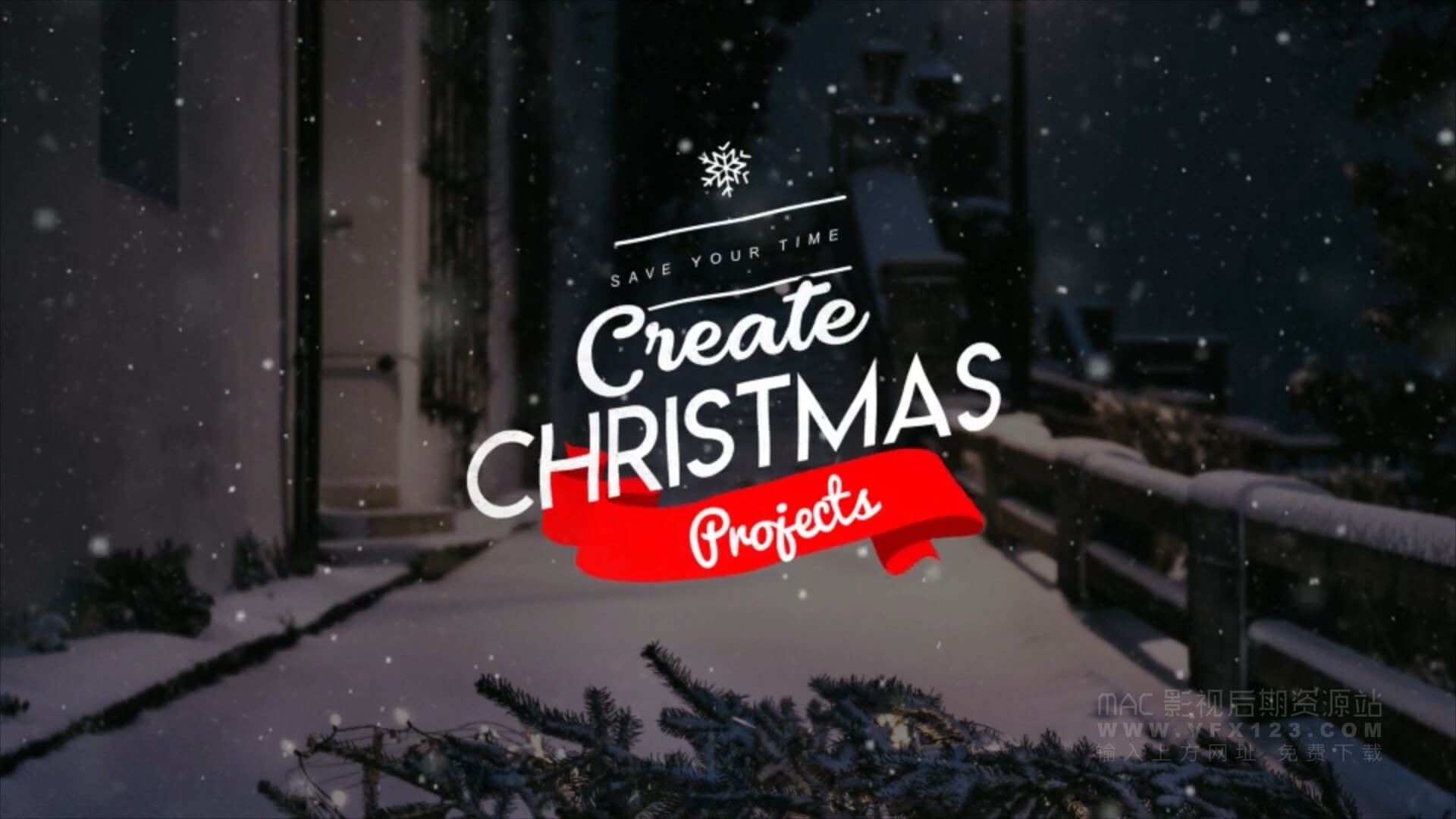 Ae模板 10个2019年圣诞节标题排版动画 christmas titles | MAC影视后期资源站