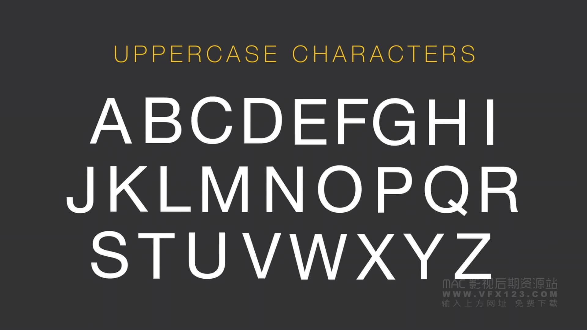 FCPX插件 英文字母数字符号书写动画预设 ProFont Typeface | MAC影视后期资源站