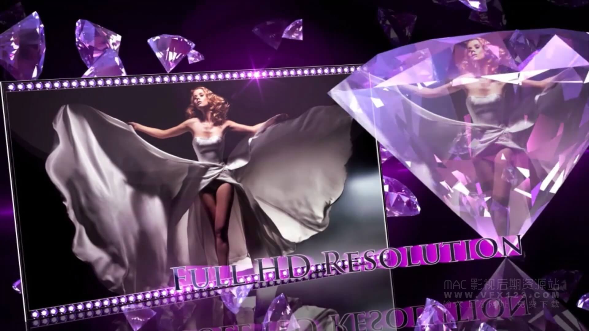 Motion模板 婚礼舞会派对夜场迪厅开场视频 珠宝钻石促销 | MAC影视后期资源站