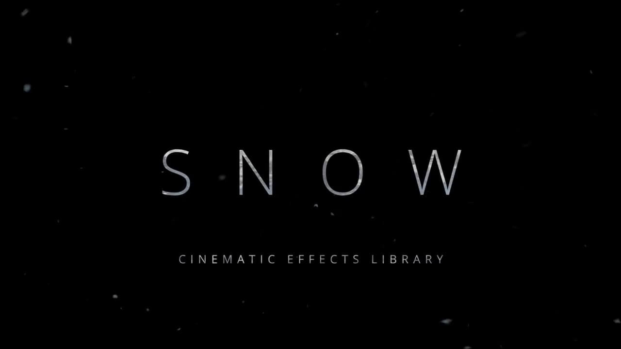 视频素材 120个4K下雪飘雪电影特效合成素材 Lens Distortions SNOW