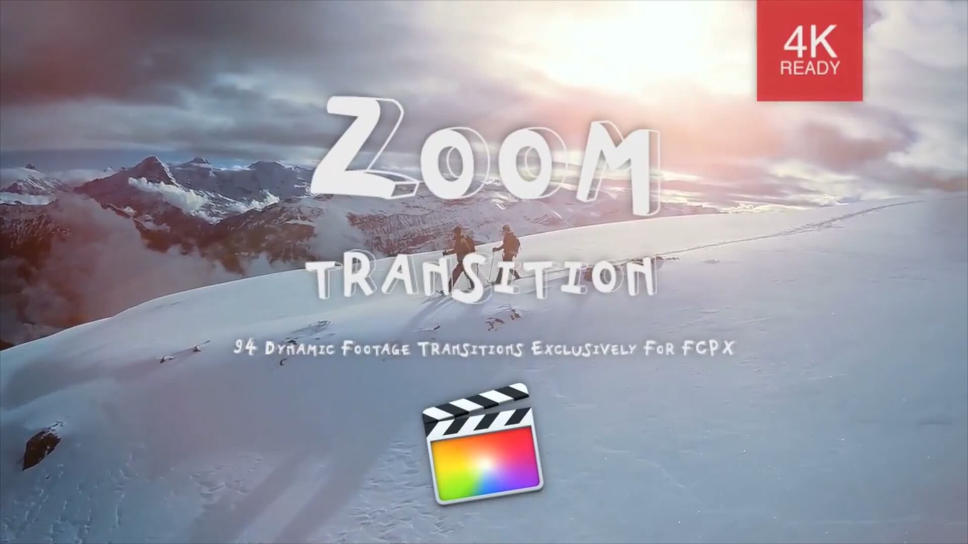FCPX转场插件 94个摄像机镜头扭曲变形推拉缩放切换动感模糊 vlog常用转场