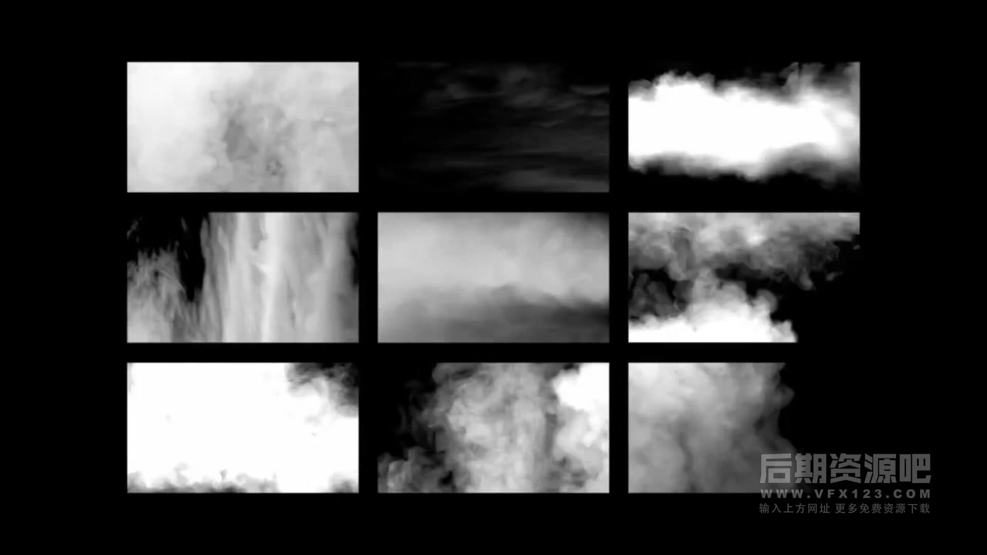  fcpx转场插件 64个4K烟雾散开吹散效果 Vlog常用转场 Smoke Transitions | MAC影视后期资源站